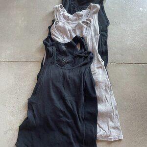 Jockey Mens XL 6 pack tank tops- Summer 6 pack of tank tops- Lightly worn